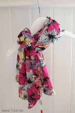 Name it Scarf letana cerise blommig