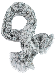 Scarf Ytic vit mönstrad