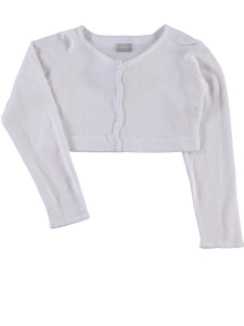 Bolero nitGaloa stickad vit