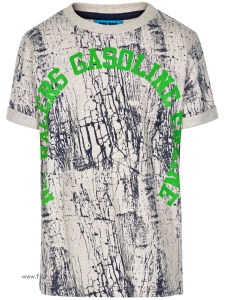 Me Too T-shirt Kris247 beige m mönster