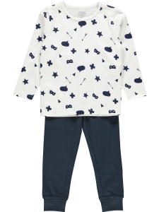 Pyjamas nmmNightset mini vitprint/marinb