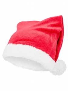 Tomteluva nitChristmas röd velour glitter 4-6 år
