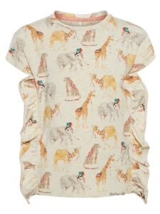 Top med Djur GARISSA Beige EKO