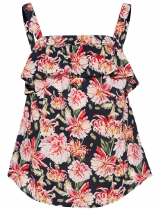 Blommig Top NKFINAYA FLOUNCE