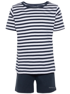 SommarPyjamas Nightset / Pyjamas med korta ärmar o...