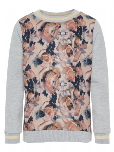 NKFOLIV SWEATSHIRT FLOWER