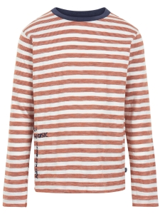 T-shirt LS w. Y/D stripe