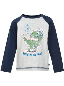 Minymo T-Shirt LS Dinosaurie