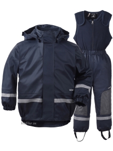 Didriksons Fodrat Regnställ Boardman Marin