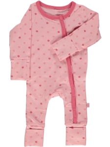 Småfolk Prematur Sparkdräkt Rosa EKO 44cl