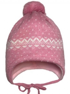 MAXIMO ROSA BABYMÖSSA KNYT WOOL