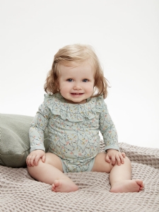 Minymo LS Body Volang Turkos BAMBU