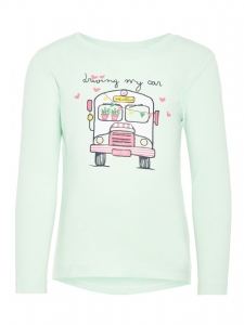 NMFVEEN LS Top Mintgrön