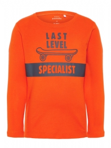 NMMVICTOR LS Röd SkateboardTop