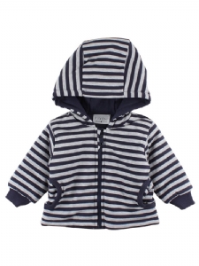 Jacka Baby Randig Marinblå/Grå
