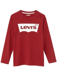 LEVI'S Långärmad T-SHIRT LS Röd 86-176 cl