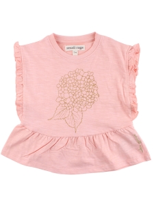 Small Rags T-Shirt Korall Guld GOTS 110 cl