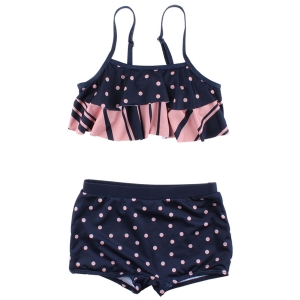 Small Rags Bikini Marin/Rosa UV-50 OEKO-TEX