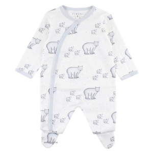 Fixoni Prematur Sparkdräkt / Pyjamas Isbjörnar 44 cl